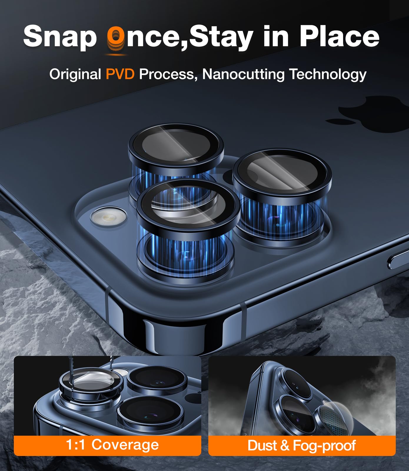Lensguard Camera Protector for iPhone 16 Pro
